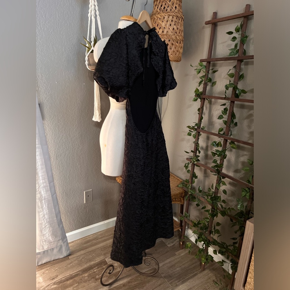▪️Lisa Says Gah Gwen Midi Dress in Black S - Picture 13 of 16